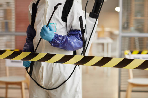 Professional Biohazard Cleanup technician working in Rocky Ridge, MD